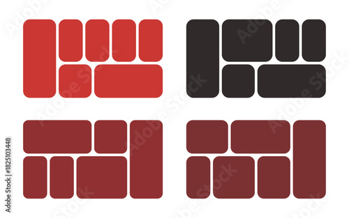 Modern bento grid frame template set crafted in a wide 16:9 photo layout