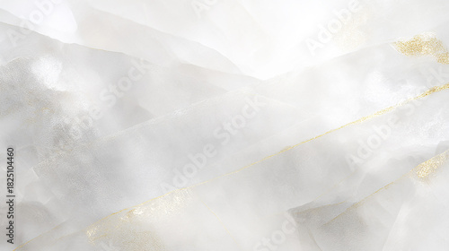 白とゴールドが織りなす大理石風の高級感ある抽象背景テクスチャ