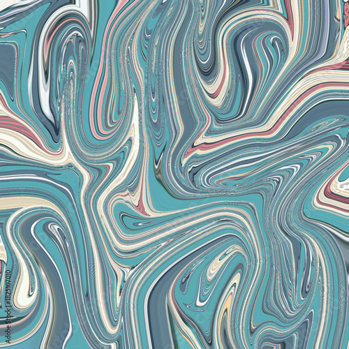 Soft swirl pattern with teal-blue hues, creamy texture, gentle organic flow, and layered fluid motion perfect for modern backgrounds and digital art.
