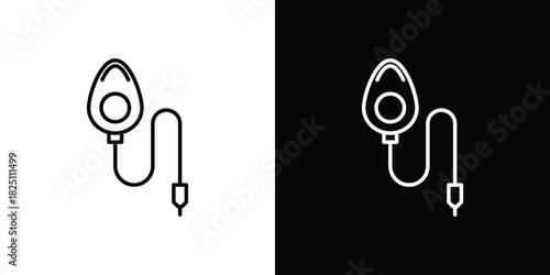Anesthesia icon symbol, Set of line icons pack