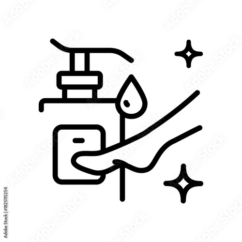 Foot cream jar. Foot care outline icon. Moisturizing lotion. Hydrating skincare product. Paraben free. Organic cosmetics symbol. Vector isolated illustration.