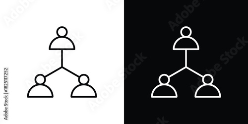 Coordinate icon symbol, Set of line icons pack