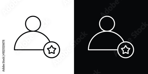 Good human icon symbol, Set of line icons pack
