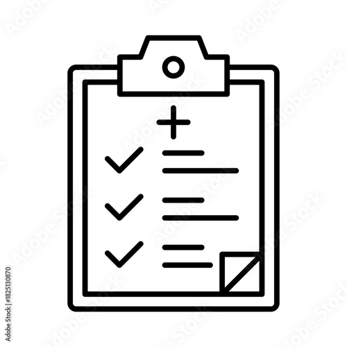medical checklist icon