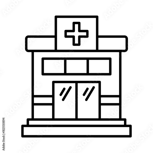 pharmacy building icon