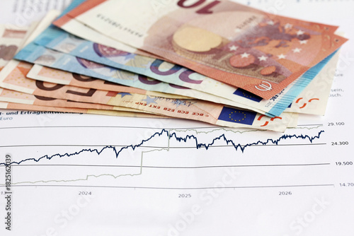 Gewinn und Verlust an der Börse und am Aktienmarkt