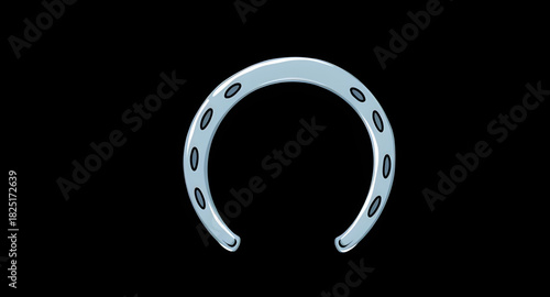 horseshoe, vector, charm, lucky, fortune, metal, iron, rustic, western, cowboy, equestrian, horse, equine, vintage, retro, classic, silhouette, outline, design, clipart, graphic, artwork, emblem, icon