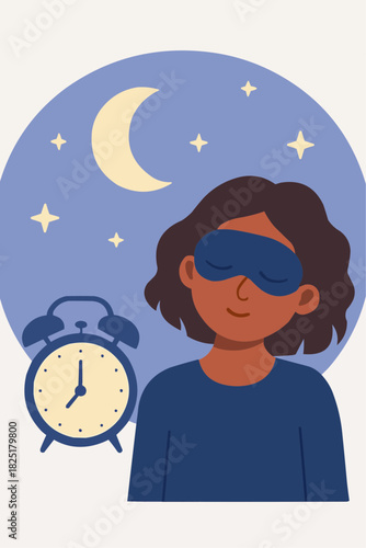 Better Sleep Routine 2026 Flat Concept