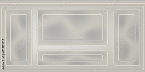 Minimalist classical wall design in soft neutral tones, ideal for mockups, 3D renders, or elegant room scenes. Modern Trendy design in vector EPS 10