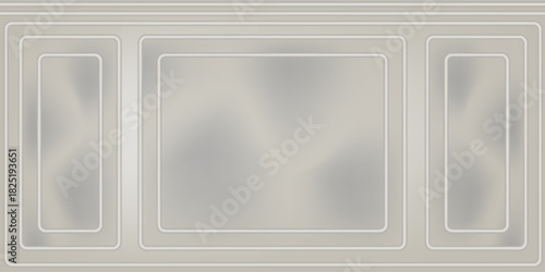 Minimalist classical wall design in soft neutral tones, ideal for mockups, 3D renders, or elegant room scenes. Modern Creative trendy design