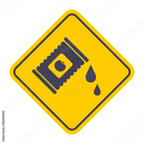 Tomato paste icon for sauce. Flat illustration.