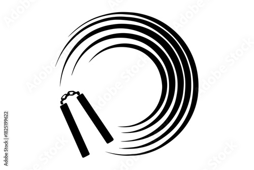 Nunchaku Motion Trails