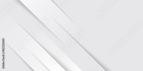 Grey white abstract background paper shine and layer element vector for presentation design. Suit for business, corporate, institution, party, festive, seminar, and talks