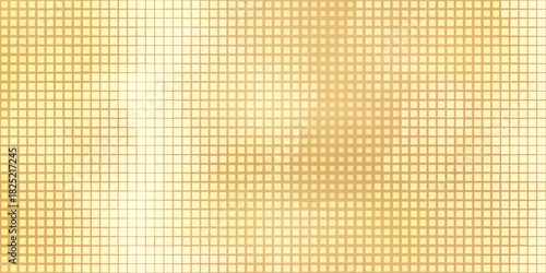 Abstract geometric background with tiles. Beige pixel vector texture. Digital business background. Trend illustration