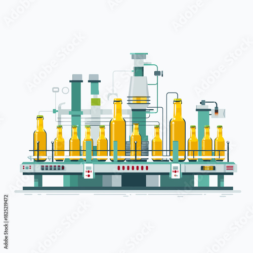 Bottling Plant Automating the Filling Process with Bottles