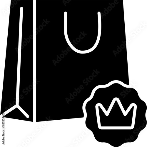 Glyph Solid Luxury Product Icon