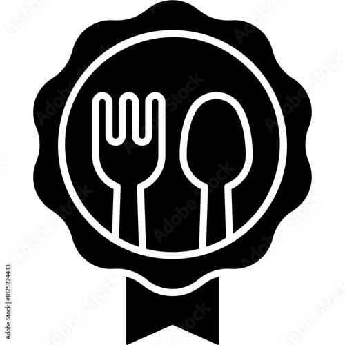 Glyph Solid Best Food Icon