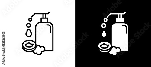 Soap blackwhite icon
