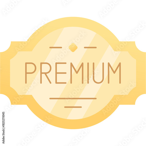 Premium Tag Illustration