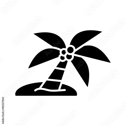 tropical palm icon