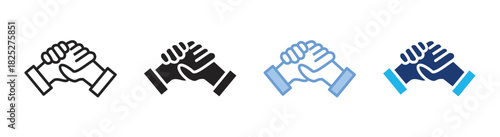 Respect icon set multiple style collection