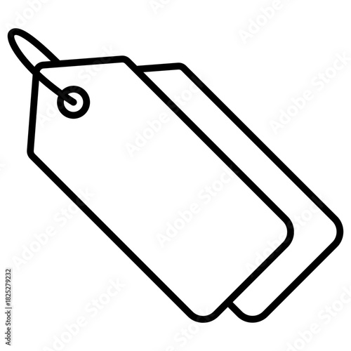 Price Tag Outline Icon