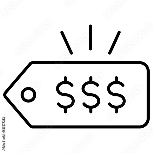 Expensive Outline Icon