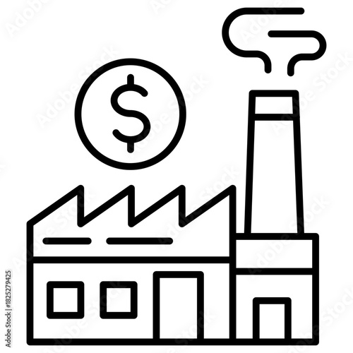 Wholesale Price Outline Icon