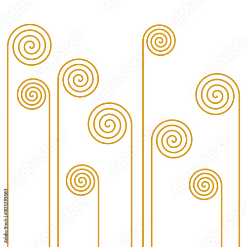 Abstract spiral ornament. vector EPS