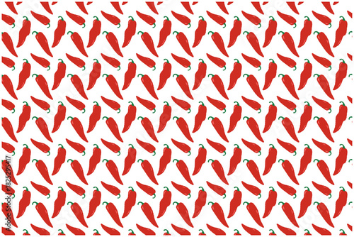 赤唐辛子のパターン壁紙