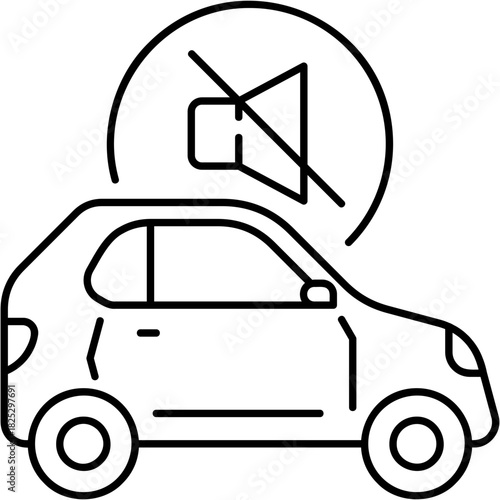 Line Art Reduce Noise Icon