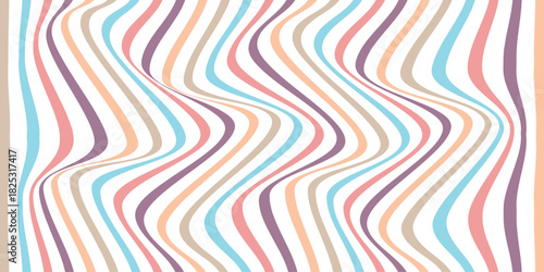simple coloring lines wave pattern art for banner poster background.