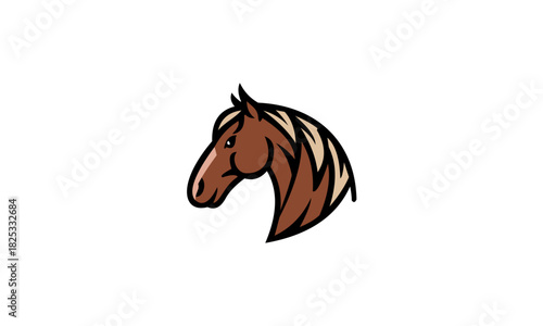 horse head vector