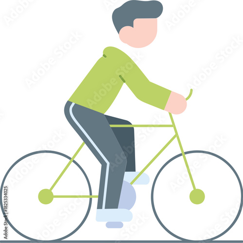 Bike Ride Illustration