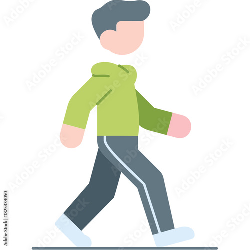 Healthy Walk Illustration