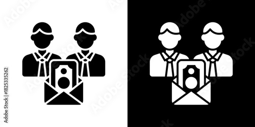 Payroll Icon Vector Illustration. Designed For Creative Flexibility In Light And Dark Versions. 