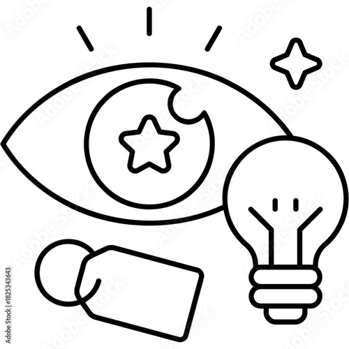 Line Art Brand Recognition Icon