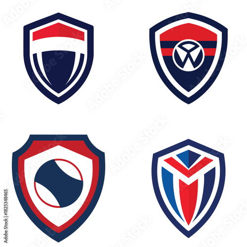 Free Download Diverse shield emblems collection with abstract, sport, and protection designs - GFXLoad