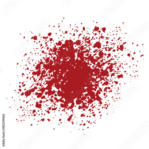 Blood Splatter Splash Stain Illustration