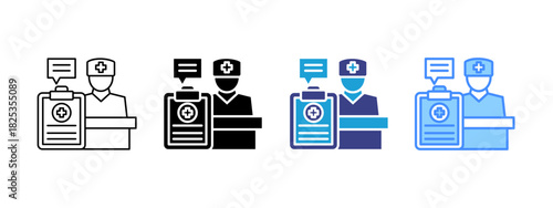 Satisfaction icon set multiple style collection