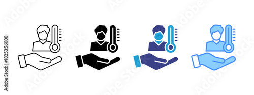 Patient  icon set multiple style collection