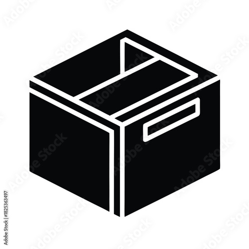 Archive Box Icon Vector Illustration