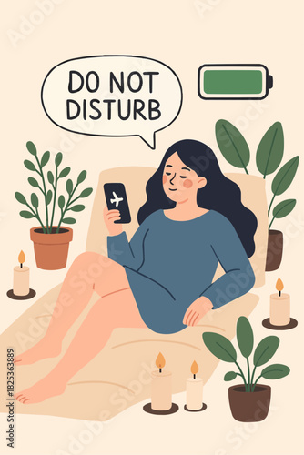 Introvert Recharging Alone at Home