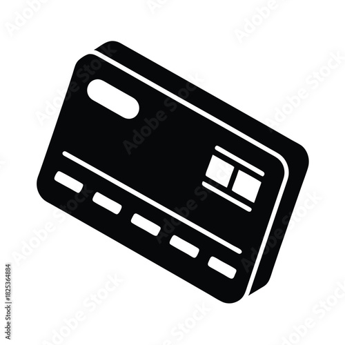 Credit Card Chip Icon Vector Illustration