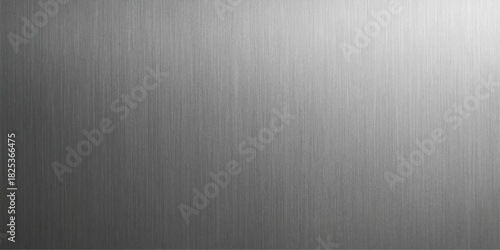 A brushed metal texture featuring a silver, gray, stainless steel pattern with light and shiny metallic reflection on the surface