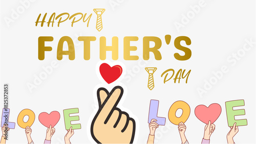 Happy day for mother day father's day 