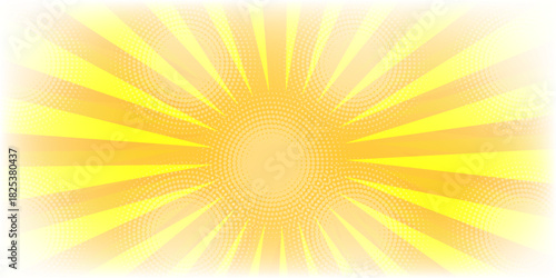 Art yellow comics. Abstract image, beautiful cover. Graphic elements for website. Place for text, advertisement, picture for print on fabric