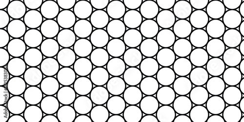 simple black ring pattern for banner poster background.