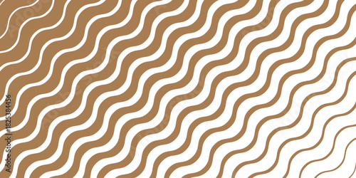 simple brown big to small wave line pattern for banner poster background.