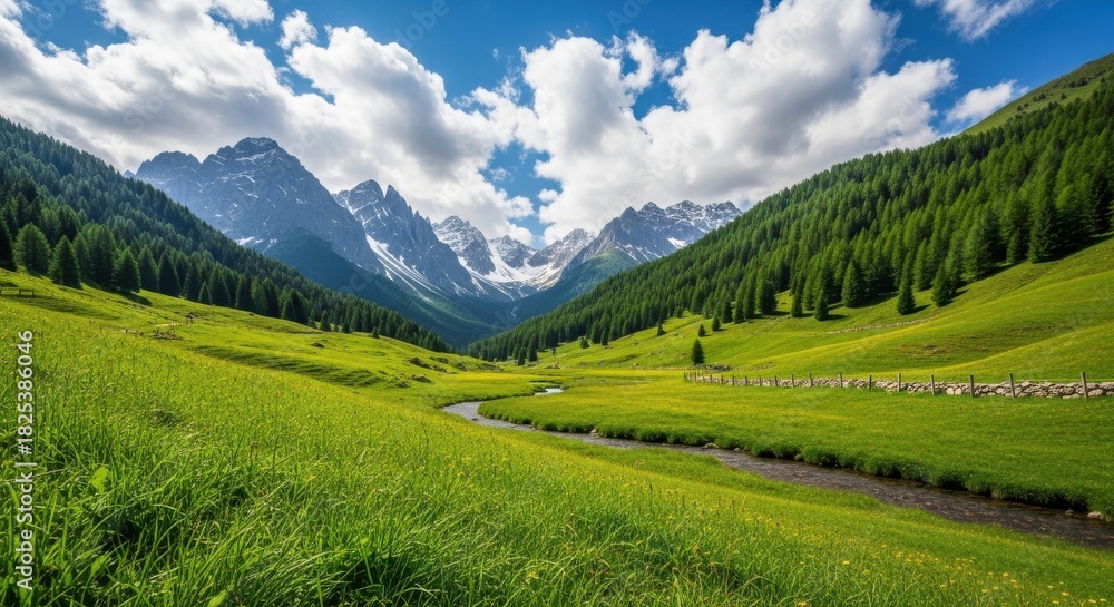 Fototapeta premium mountain landscape in summer